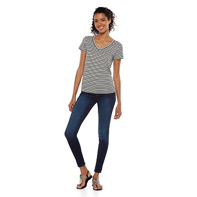 Juniors' Mudd® V-Neck Tee