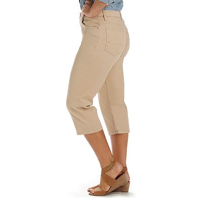 Petite Lee Relaxed Fit Denim Capris