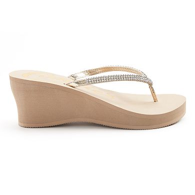 candies flip flops wedge