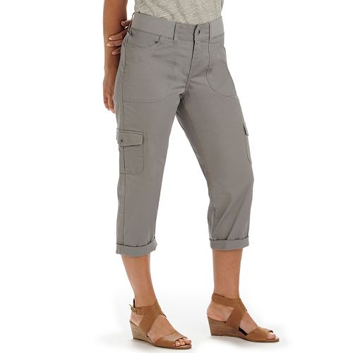 Women S Lee Austyn Comfort Waist Cargo Twill Capris