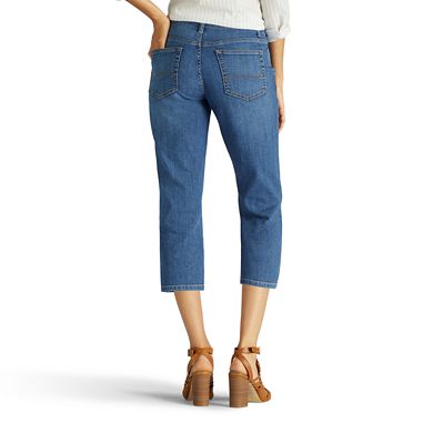 Women's Lee Relaxed Fit Denim Capris