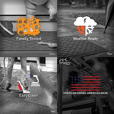 Waterhog Squares Indoor Outdoor Mat