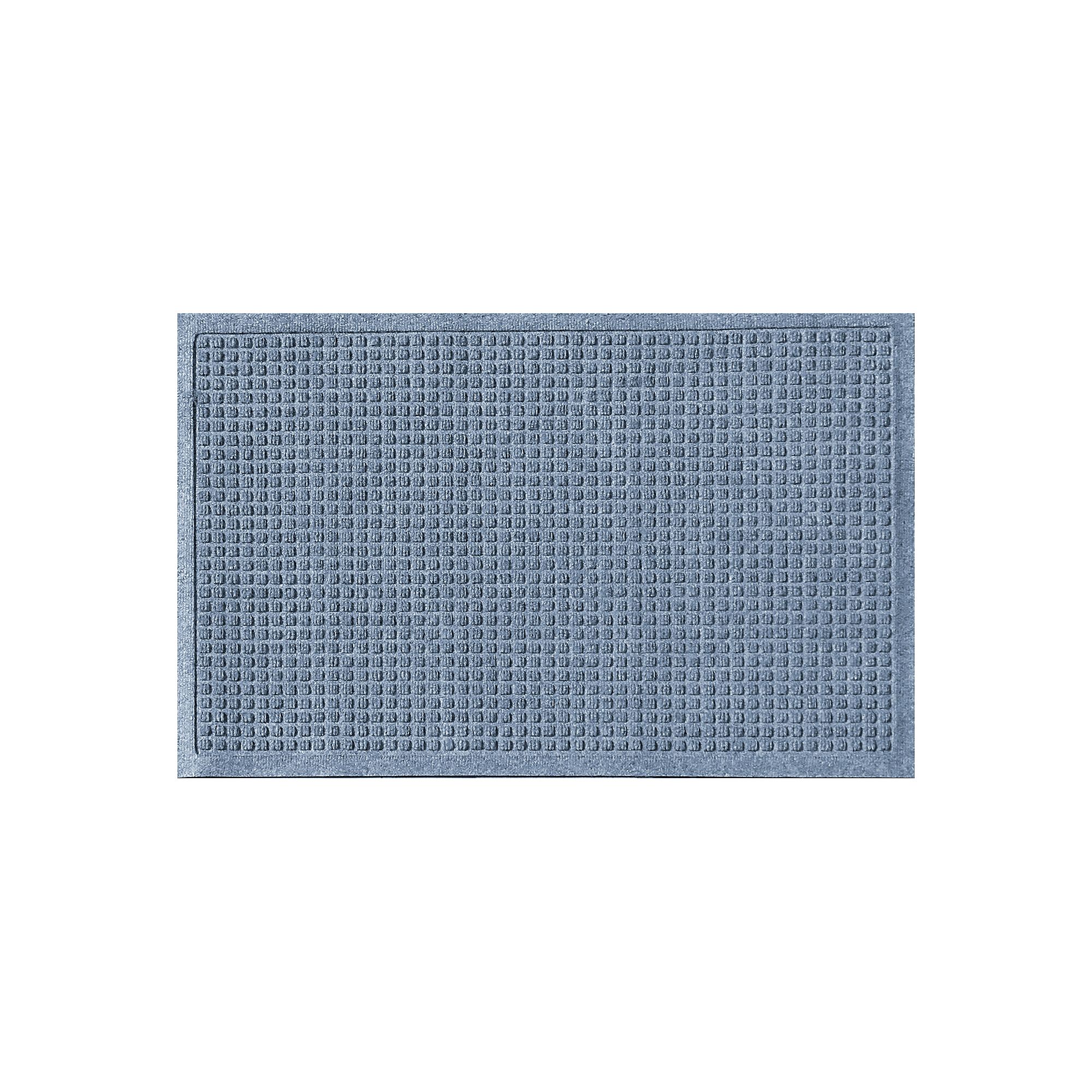 Waterhog Squares Indoor Outdoor Mat, Bluestone