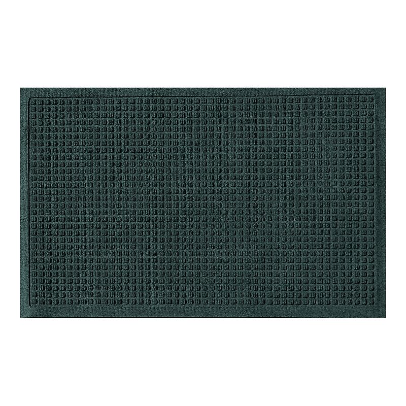 Waterhog Squares Indoor Outdoor Mat, Green, 2X3 Ft