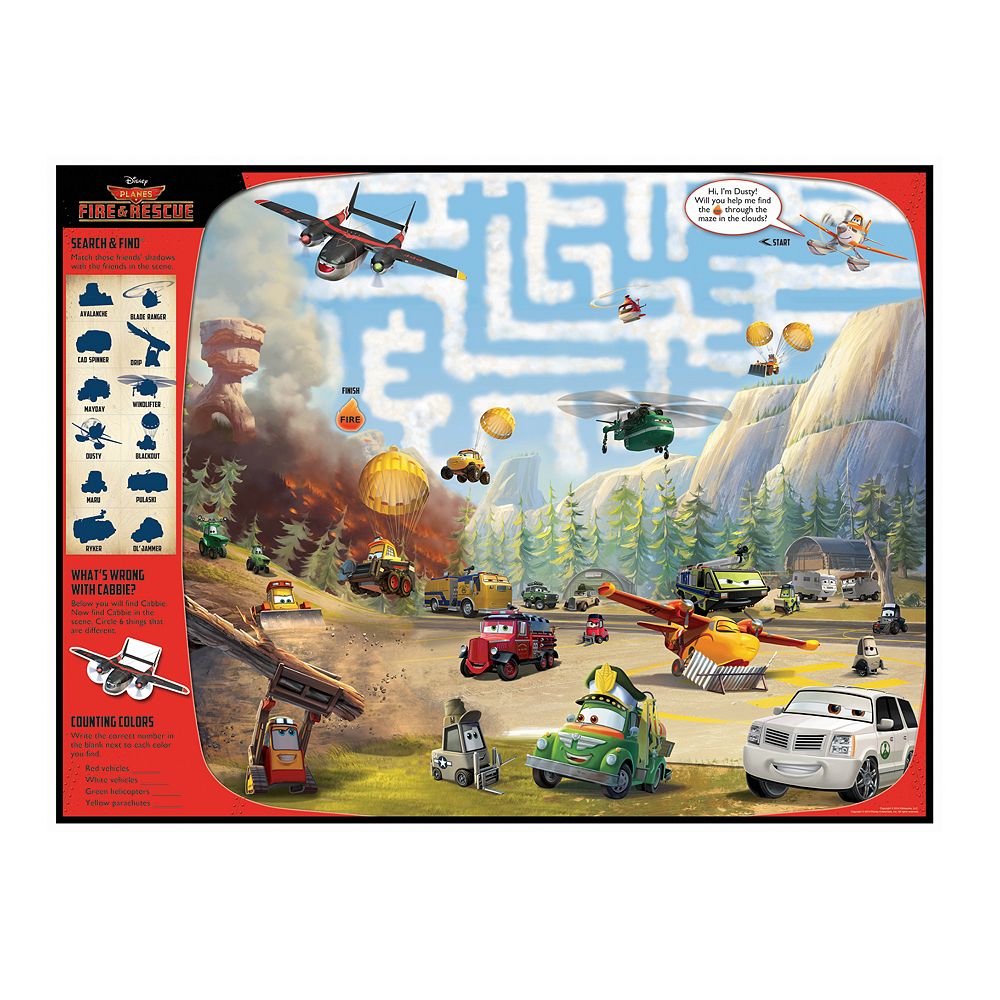 Disney S Planes Fire Rescue Giant Floor Mat By Kidsbooks