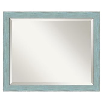 Rustic Beveled Wall Mirror