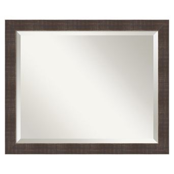 Rustic Beveled Wall Mirror