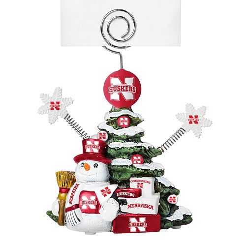 Nebraska Cornhuskers Christmas Tree Photo Holder