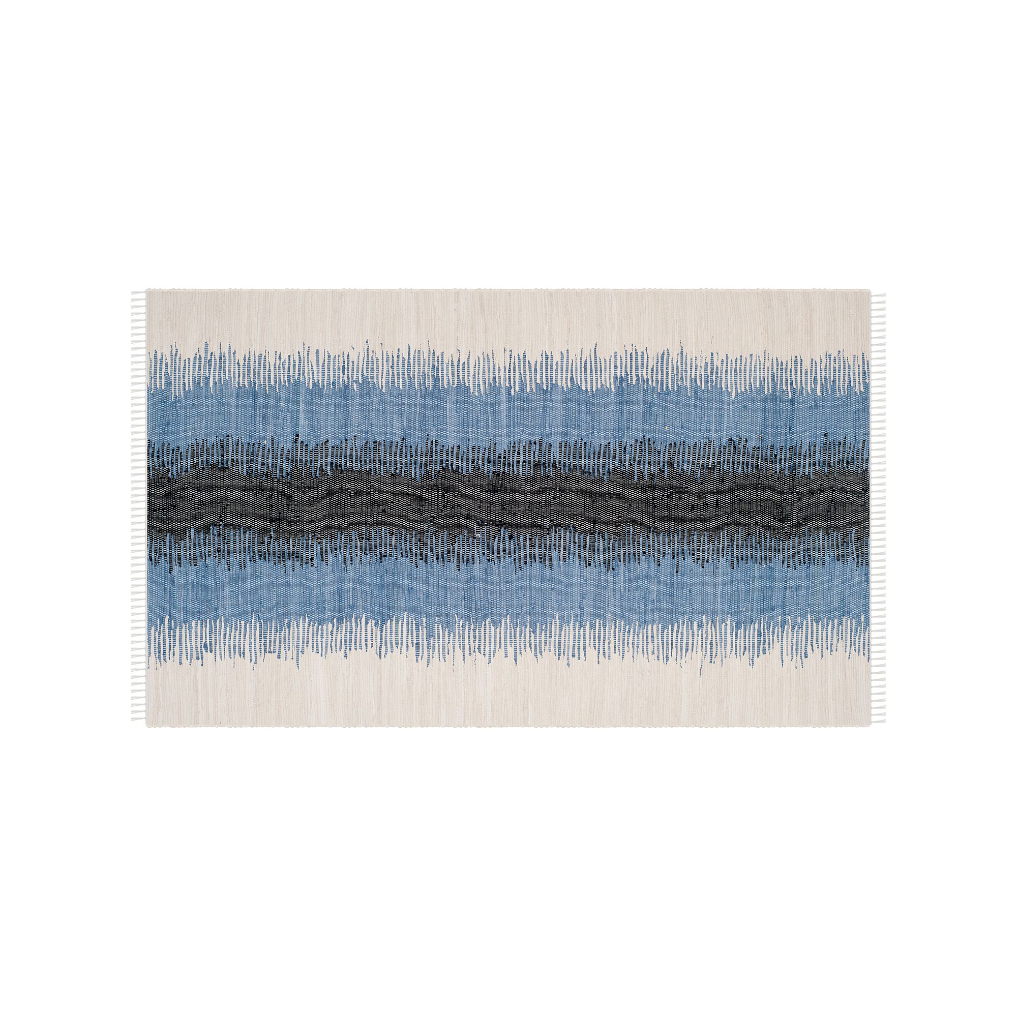 Safavieh Montauk Apollo Abstract Handcrafted Flatweave Rug, Gray Black