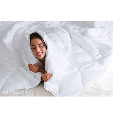 Sleep Philosophy Maximum Warmth 300 Thread Count Cotton Down Alternative Featherless Comforter