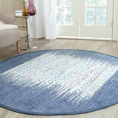 Safavieh Montauk Linden Abstract Handcrafted Flatweave Rug