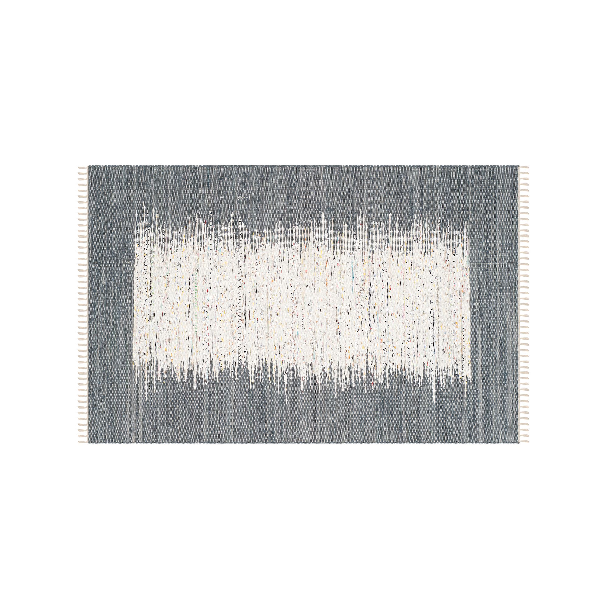 Safavieh Montauk Linden Abstract Handcrafted Flatweave Rug, Ivory Gray
