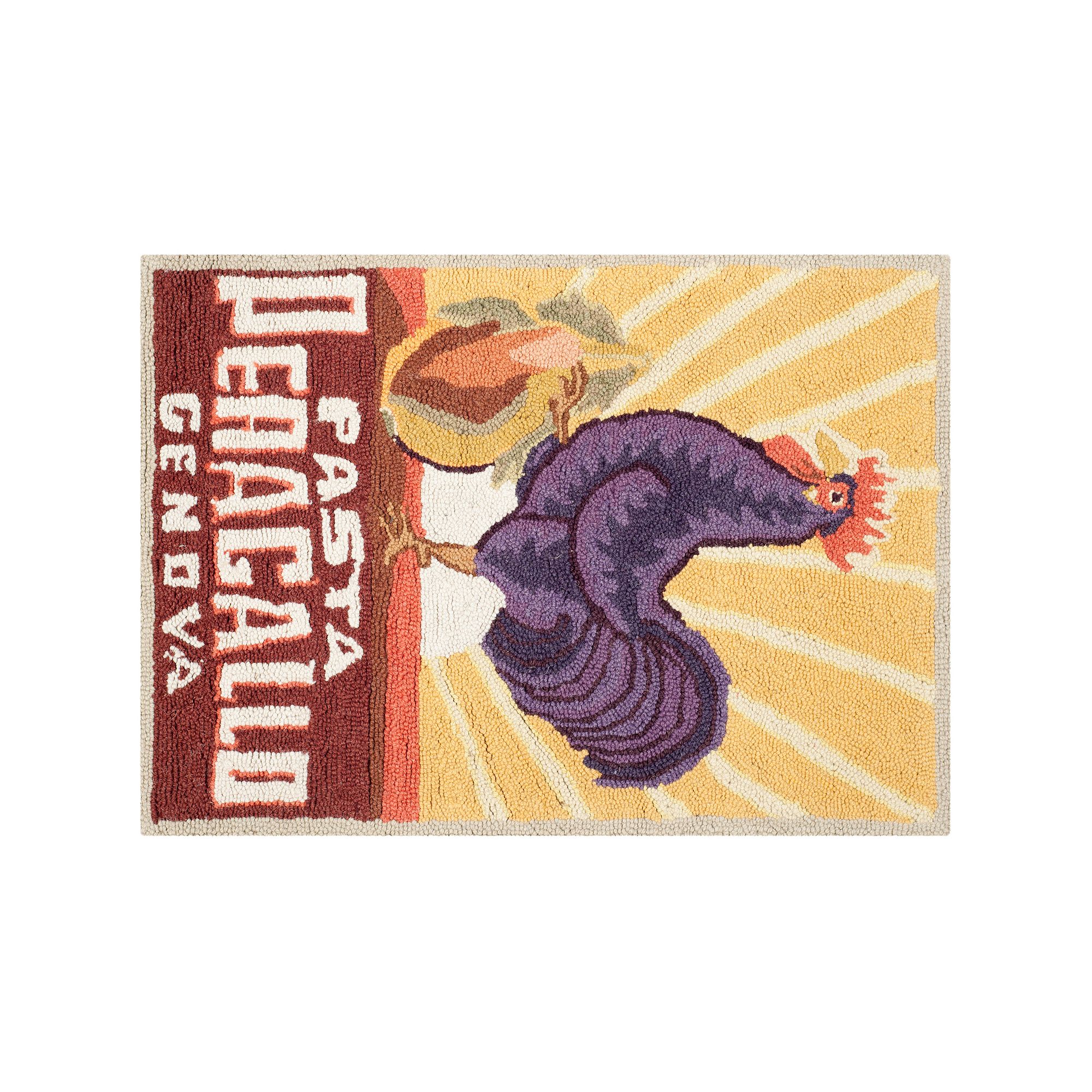 Safavieh Chelsea Rooster Hand Hooked Wool Rug - 18 x 26, Green