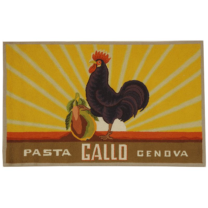 Safavieh Chelsea Rooster Hand Hooked Wool Rug, Multicolor, 3X5 Ft