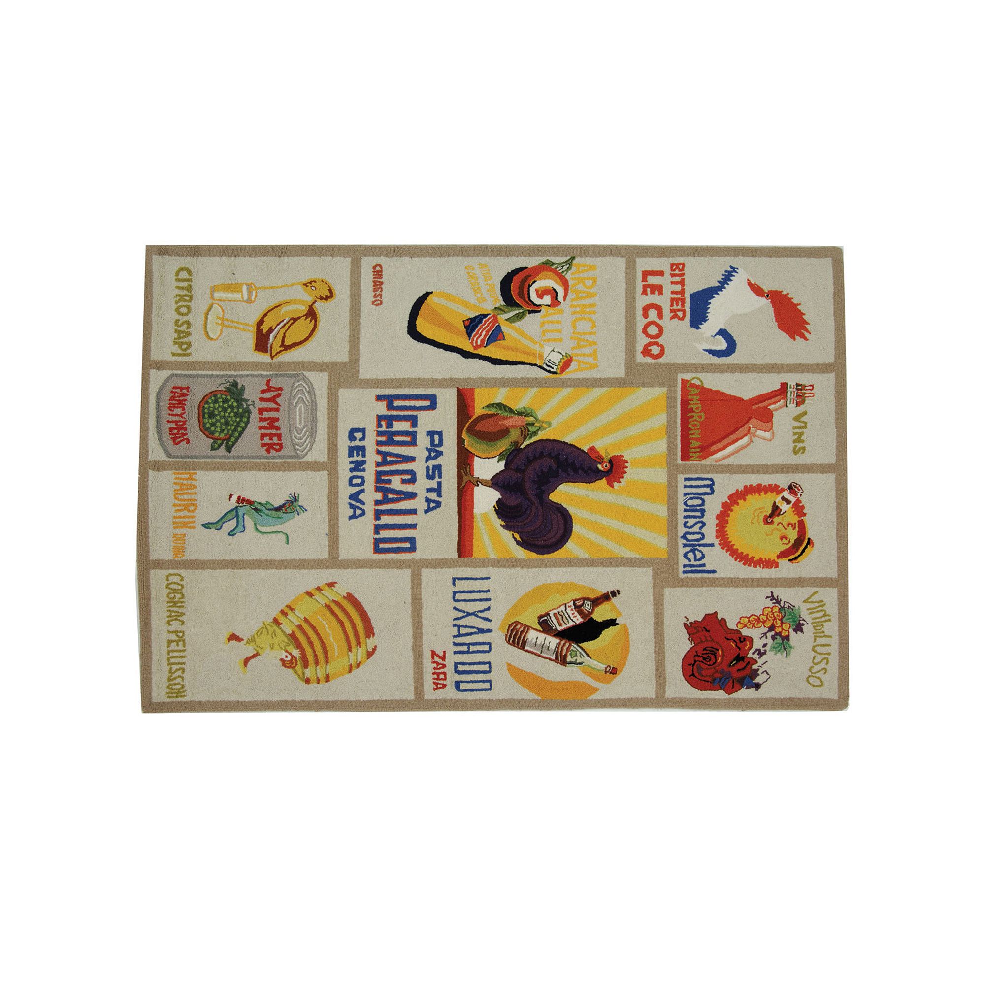 Safavieh Chelsea Rooster Hand Hooked Wool Rug, Ivory