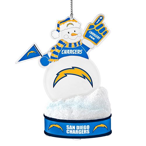 San Diego Chargers LED Snowman Ornament