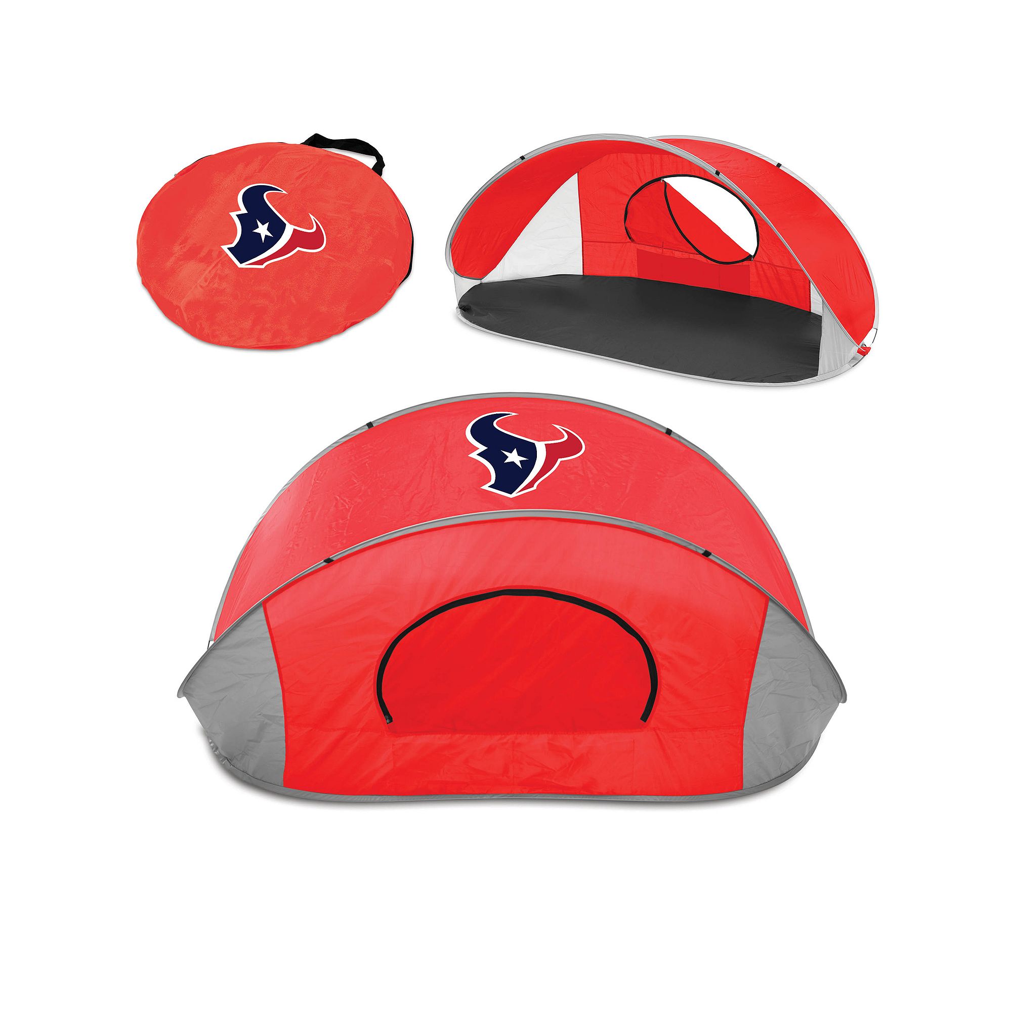 Picnic Time Houston Texans Manta Sun Shelter, Red