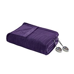 Homieway Large Purple Bed Blankets,Soft Queen Size Blanket for