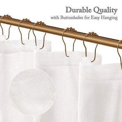 Madison Park Vivian Tufted Shower Curtain