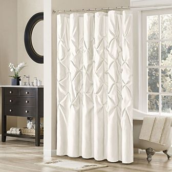 Madison Park Vivian Tufted Shower Curtain