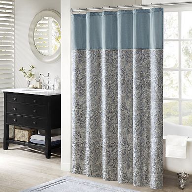 Madison Park Whitman Jacquard Shower Curtain