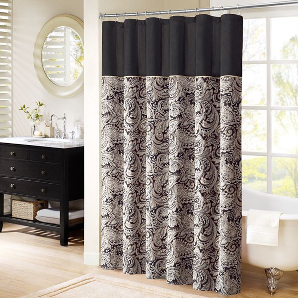 Madison Park Whitman Jacquard Shower Curtain