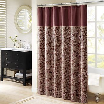 Madison Park Whitman Jacquard Shower Curtain