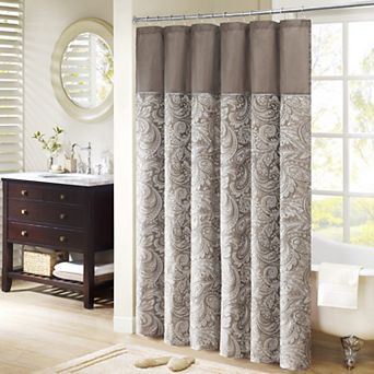 Madison Park Whitman Jacquard Shower Curtain
