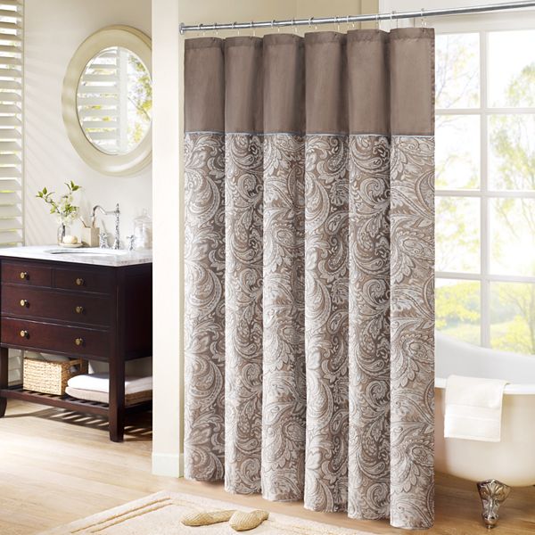 Madison Park Whitman Jacquard Shower Curtain