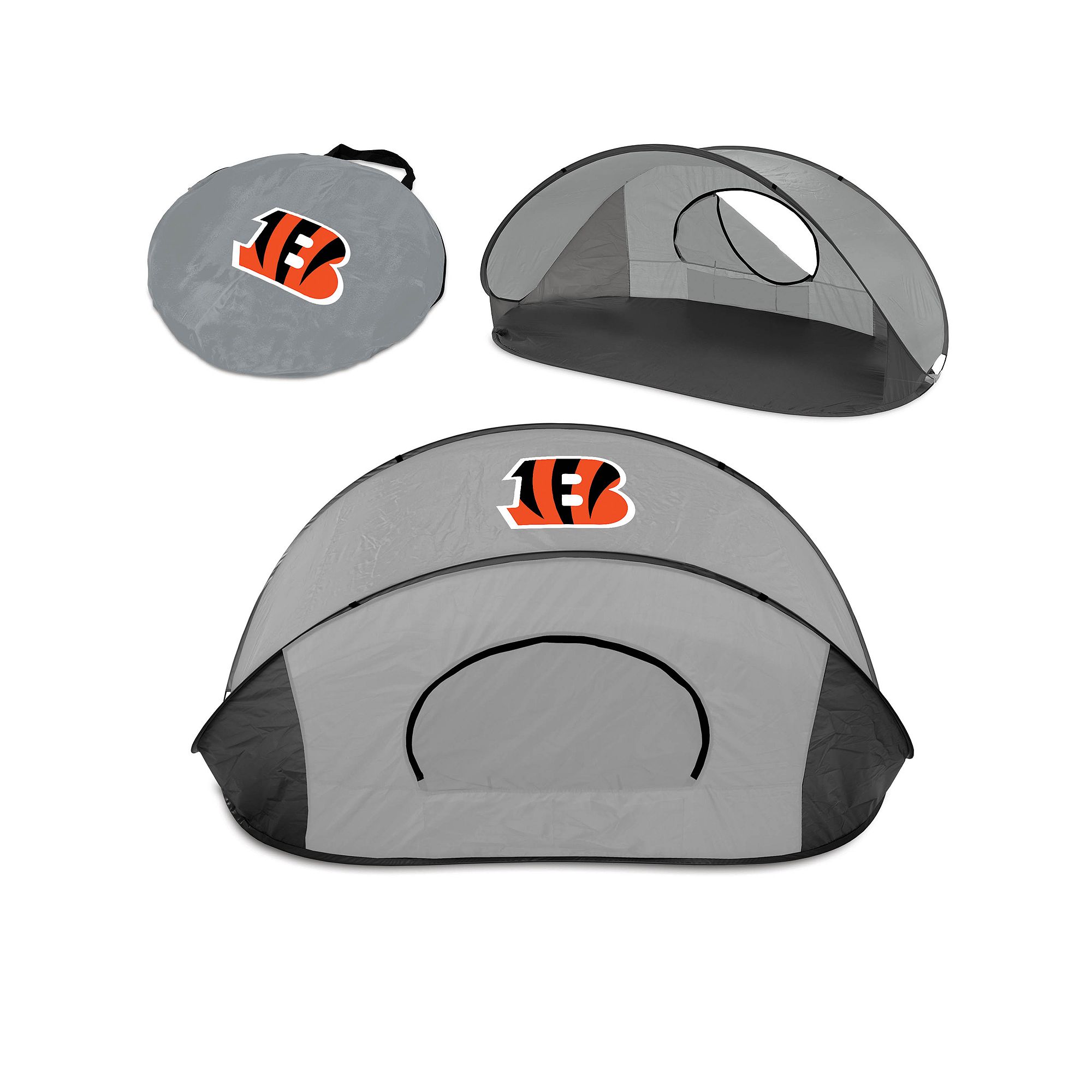 Picnic Time Cincinnati Bengals Manta Sun Shelter, Black