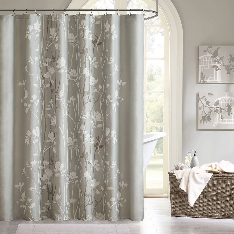 UPC 675716669522 product image for Madison Park Essentials Sonora Shower Curtain, Size: 72X72, Grey | upcitemdb.com
