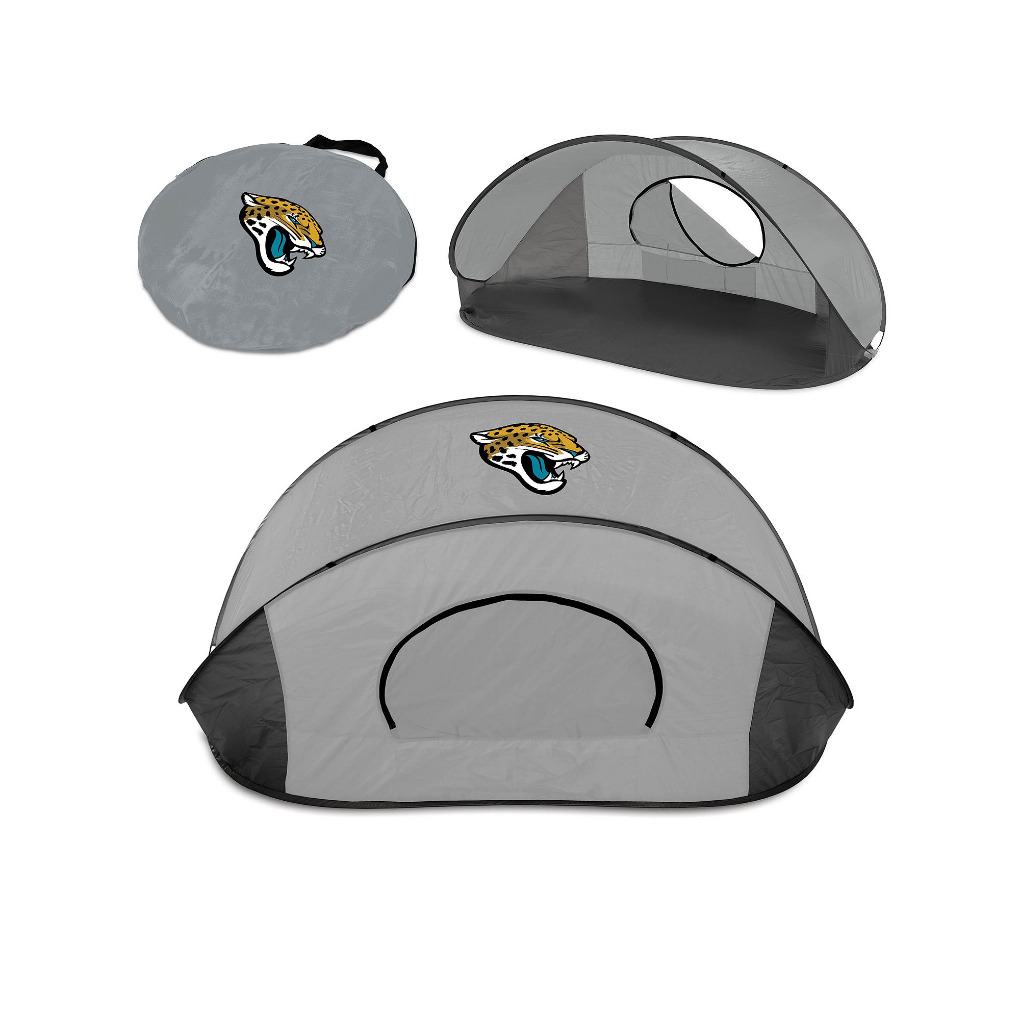 Picnic Time Jacksonville Jaguars Manta Sun Shelter, Black