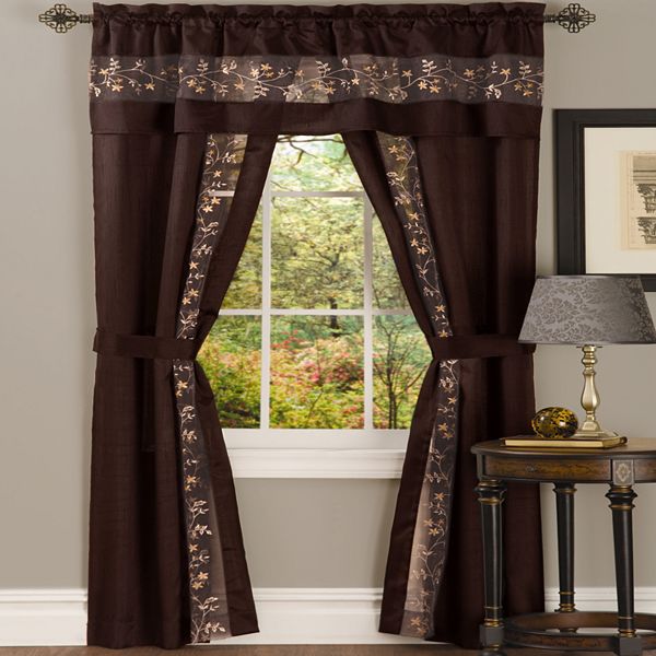 Fairfield 3 Piece Window Treatment Set Curtains Drapes