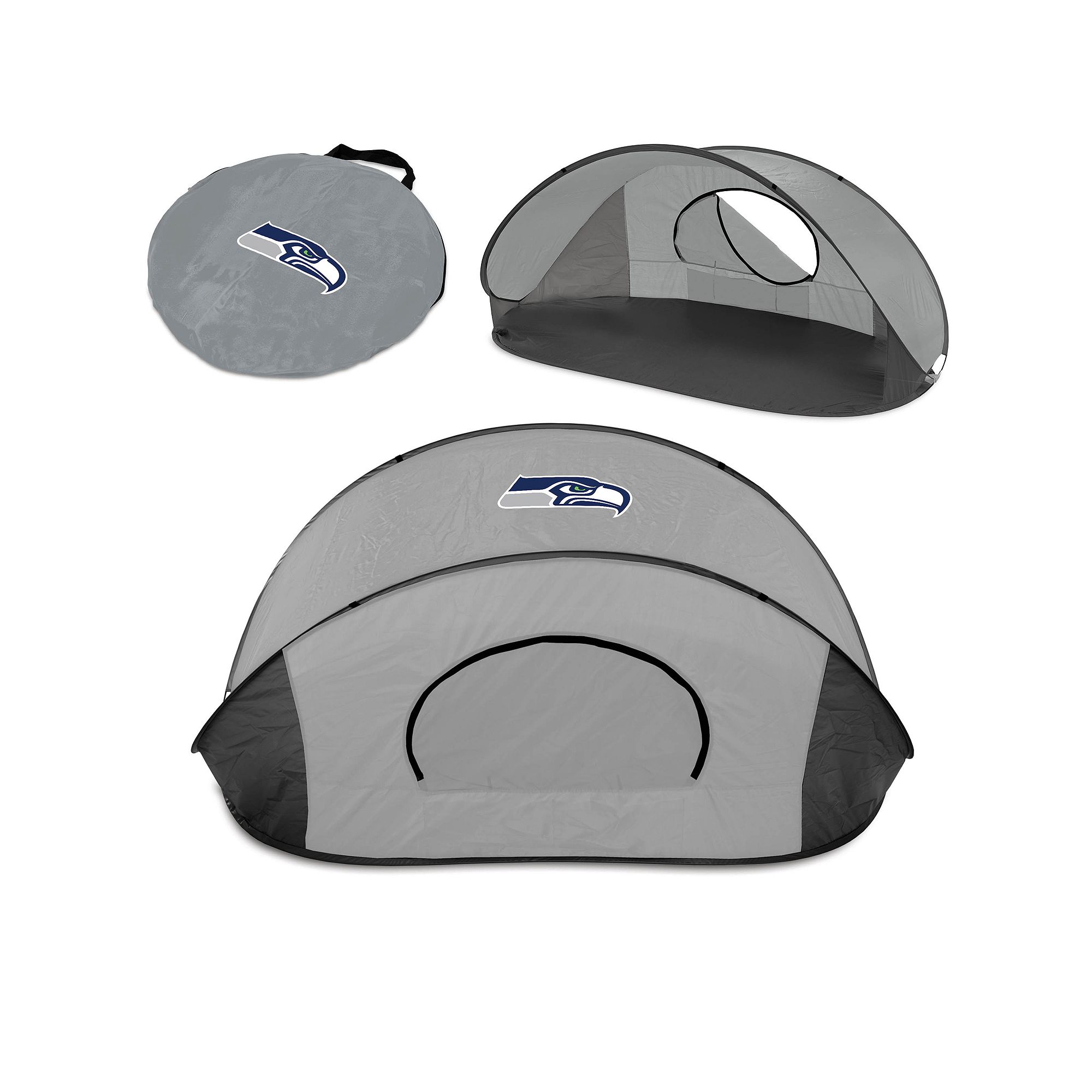 Picnic Time Seattle Seahawks Manta Sun Shelter, Black