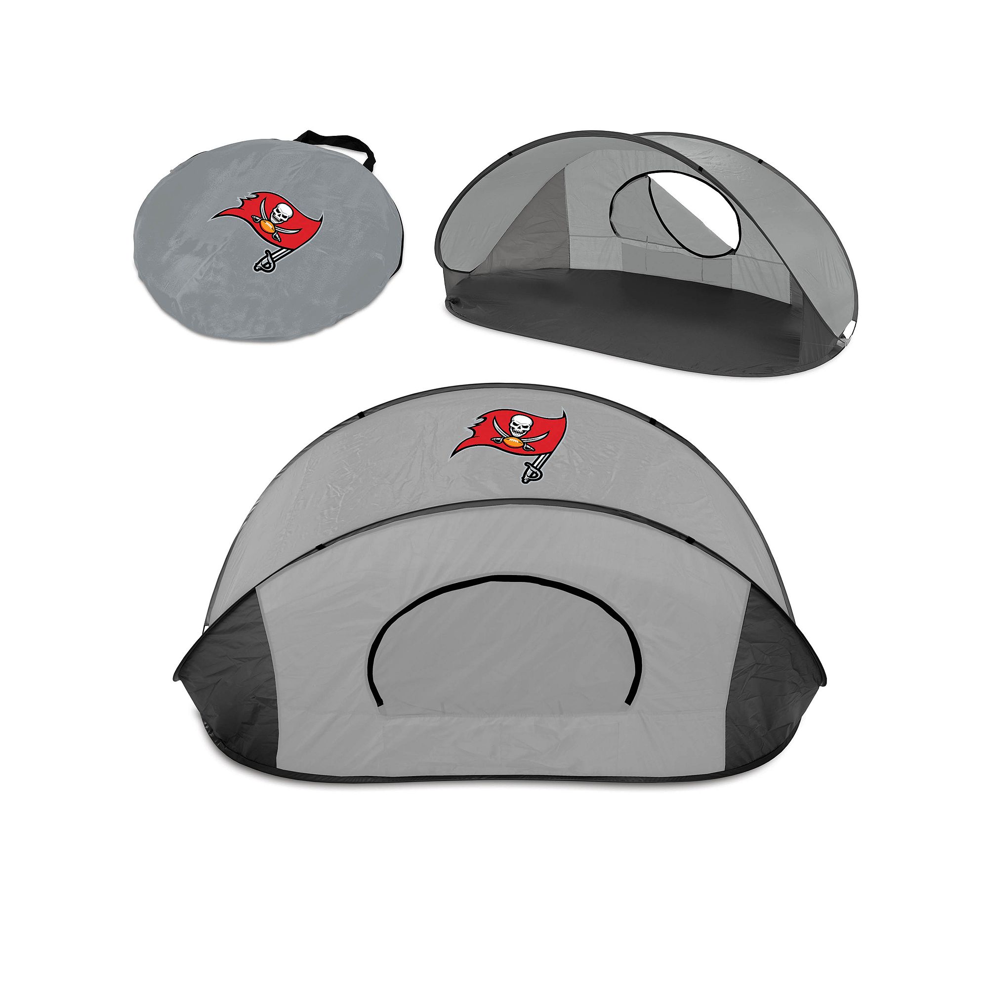 Picnic Time Tampa Bay Buccaneers Manta Sun Shelter, Black