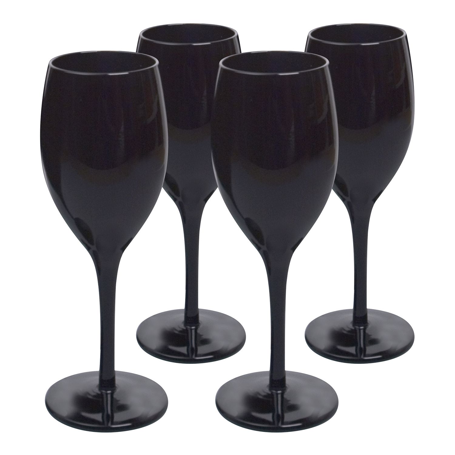 Berkware Luxurious And Elegant Sparkling Smoke Colored Wine Glass