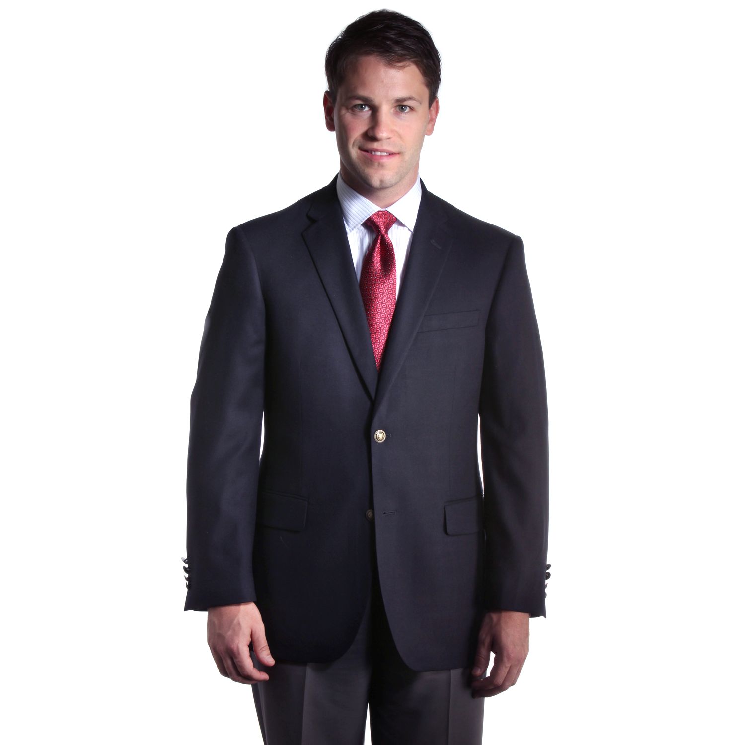 haggar clothing men's tailored fit in motion blazer
