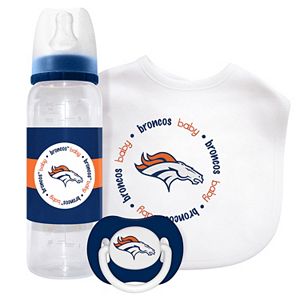 Baby Fanatic Denver Broncos 3-Piece Gift Set