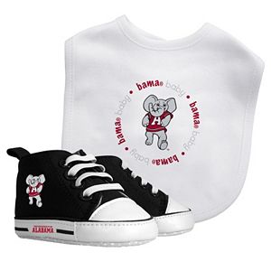 Baby Fanatic Alabama Crimson Tide Bib & Shoes Set