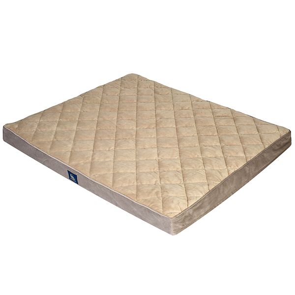 Serta ortho quilted outlet pillowtop pet bed