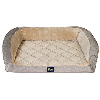 Serta Ortho Foam Quilted Couch Pet Bed