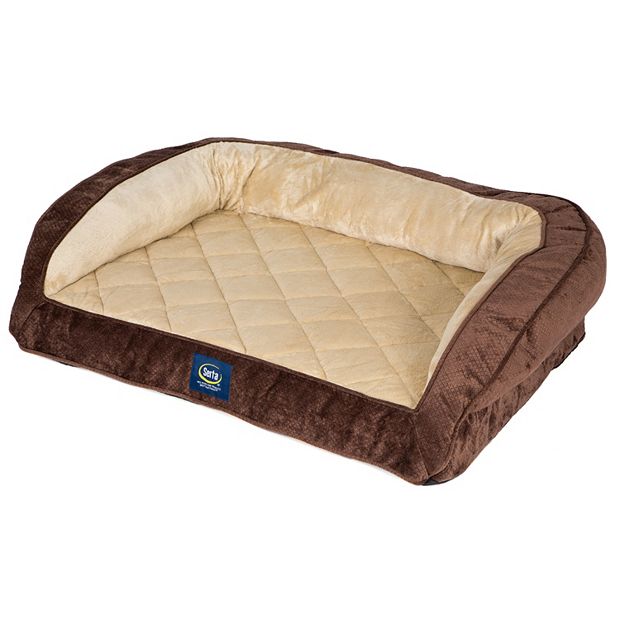 Serta quilted couch pet hot sale bed