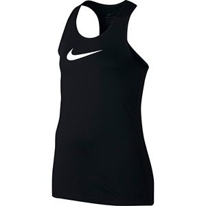 Girls' 7-16 Nike Dri-FIT Logo Base Layer Racerback Tank Top