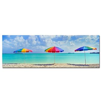 ''Three Umbrellas'' Canvas Wall Art