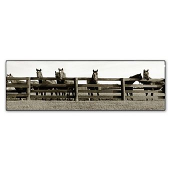 ''Thoroughbreds'' Canvas Wall Art