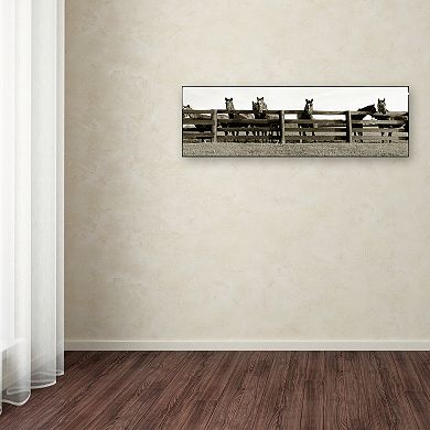 ''Thoroughbreds'' Canvas Wall Art