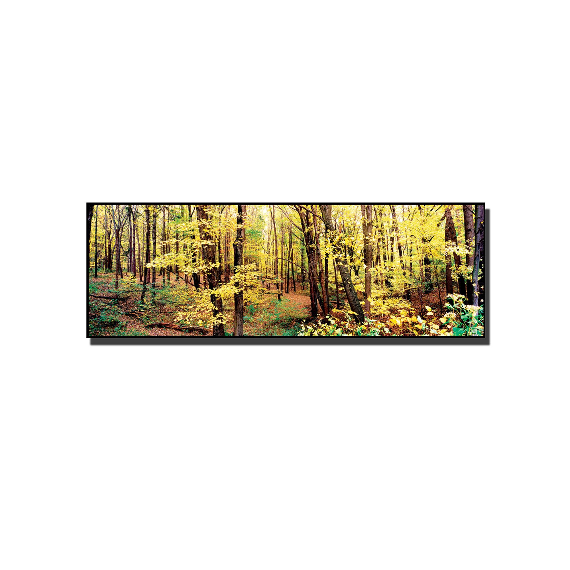 Trees Canvas Wall Art, Yellow