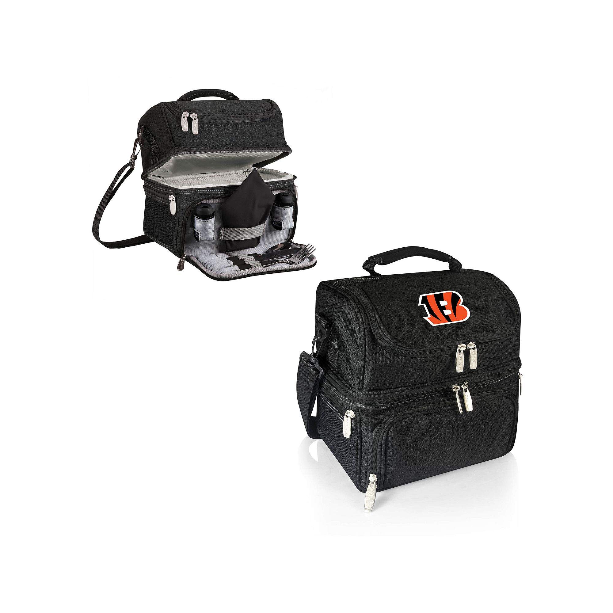 Picnic Time Cincinnati Bengals Pranzo 7-Piece Insulated Cooler Lunch Tote S