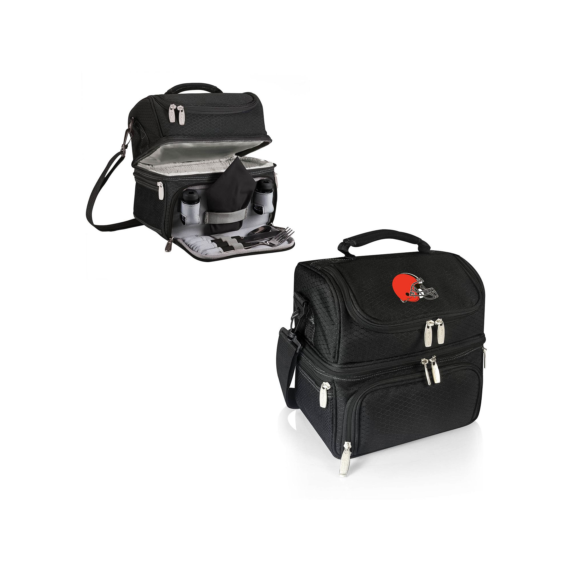 Picnic Time Cleveland Browns Pranzo 7-Piece Insulated Cooler Lunch Tote Set