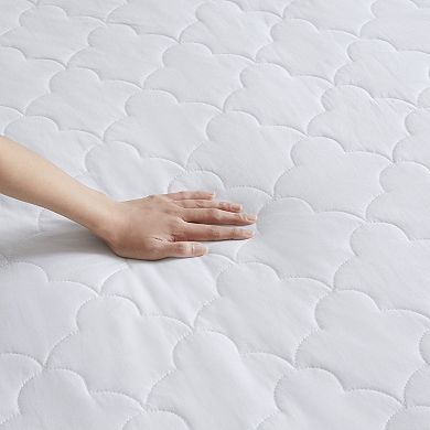 Sleep Philosophy All Natural Cotton Percale Quilted Mattress Pad